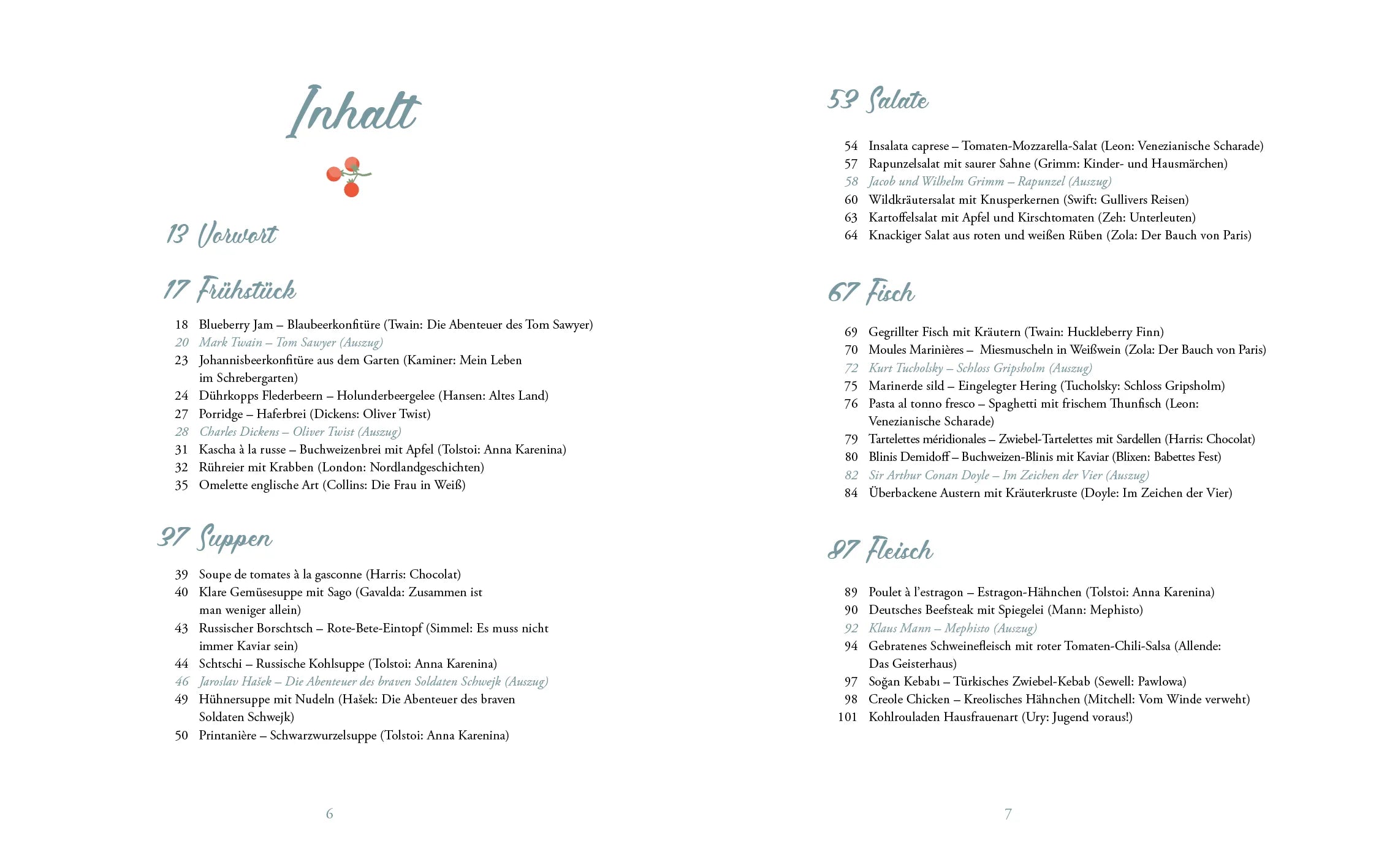 Innenansicht von 'Read & Eat – Das Kochbuch' - Gebundene Ausgabe
