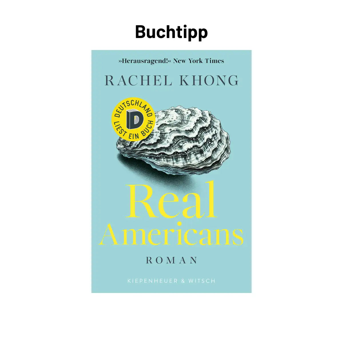 Real Americans von Rachel Khong Roman Buchcover