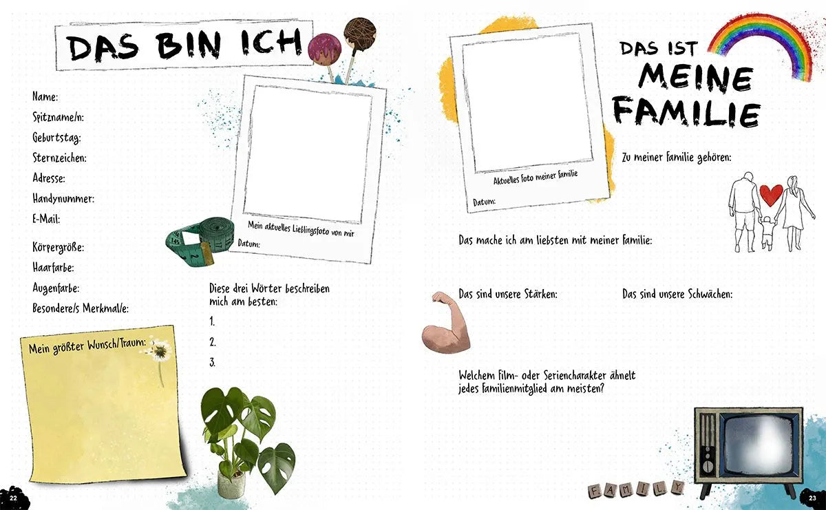 Detailansicht: #Real me - Sei du selbst und bleib, wie du bist! - Das Teenie-Eintragebuch (Taschenbuch)