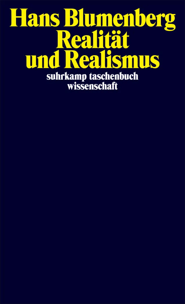 Cover: Realität und Realismus (Taschenbuch) von Hans Blumenberg
