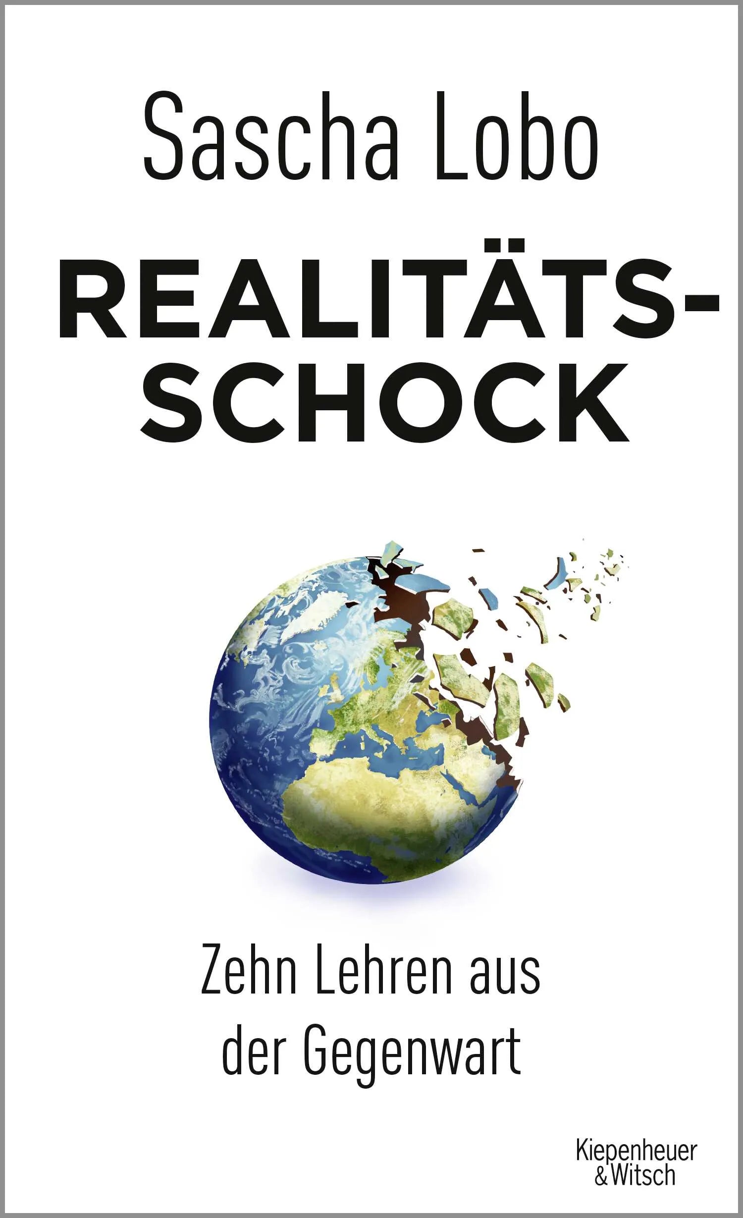 Buchcover von 'Realitätsschock' - Gebundene Ausgabe von Sascha Lobo