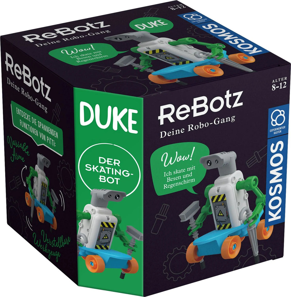 Kartenspiel: ReBotz Duke der Skating-Bot
