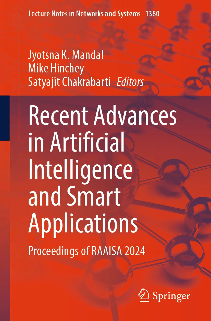 Cover: Recent Advances in Artificial Intelligence and Smart Applications (E-Book)