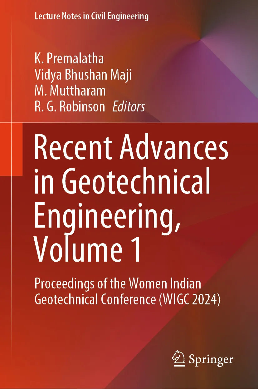 Cover: Recent Advances in Geotechnical Engineering, Volume 1 (E-Book)
