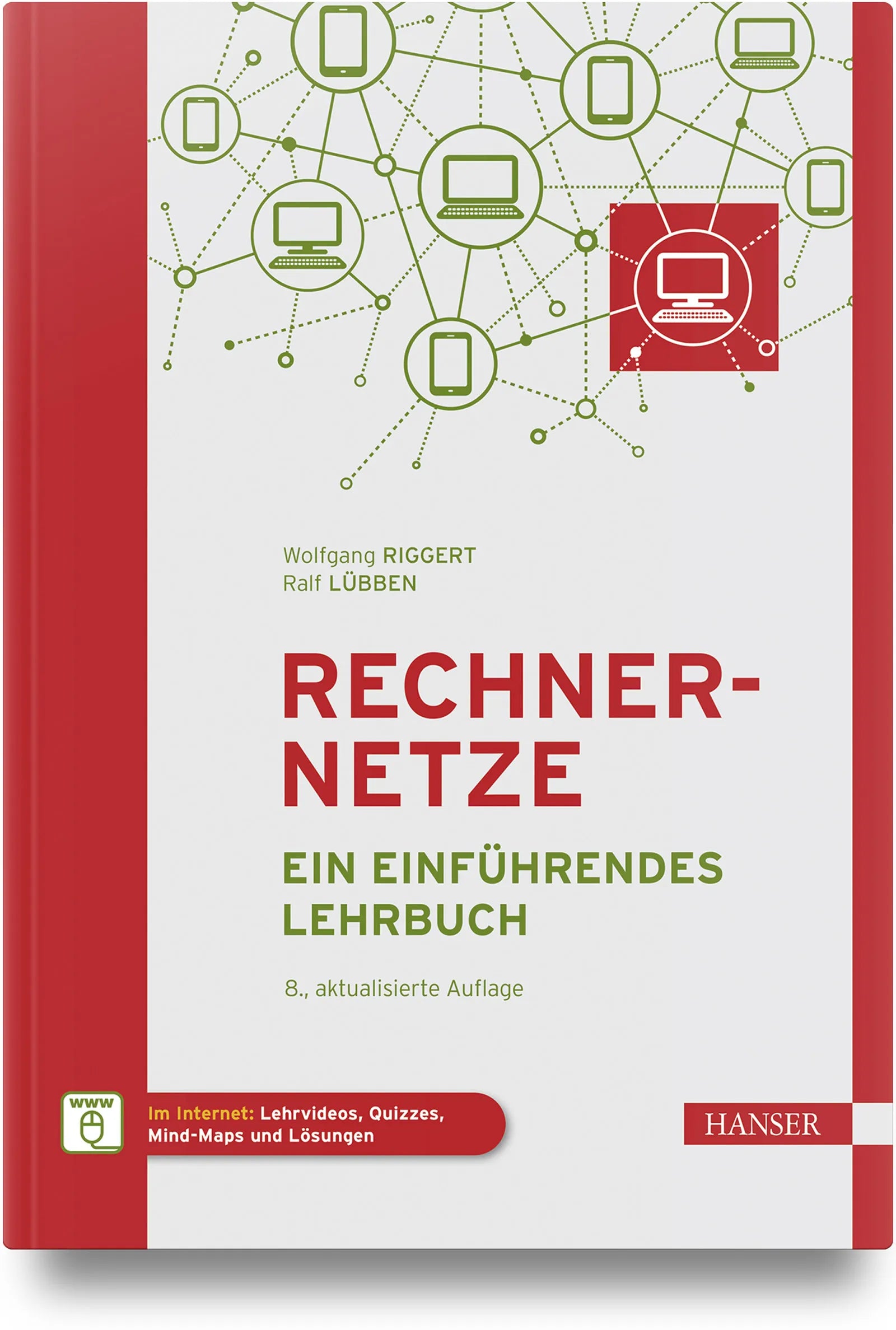 Buchcover von 'Rechnernetze' - Gebundene Ausgabe von Wolfgang Riggert