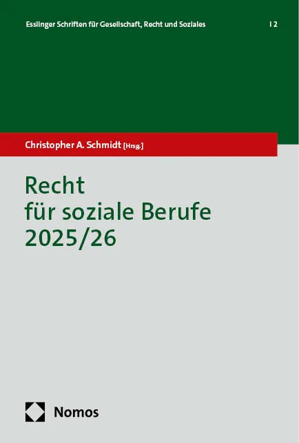 Cover: Recht für soziale Berufe 2025/26 (E-Book)