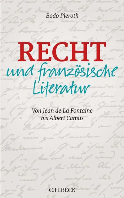 Recht und französische Literatur