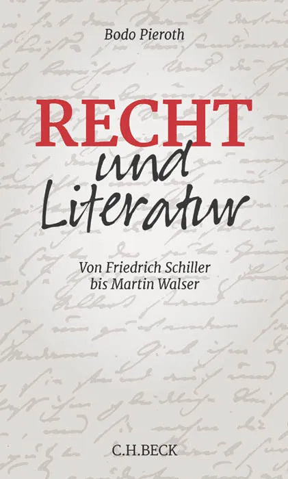 Buchcover von 'Recht und Literatur' - Gebundene Ausgabe von Bodo Pieroth
