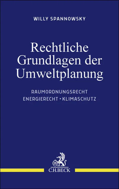 Rechtliche Grundlagen der Umweltplanung
