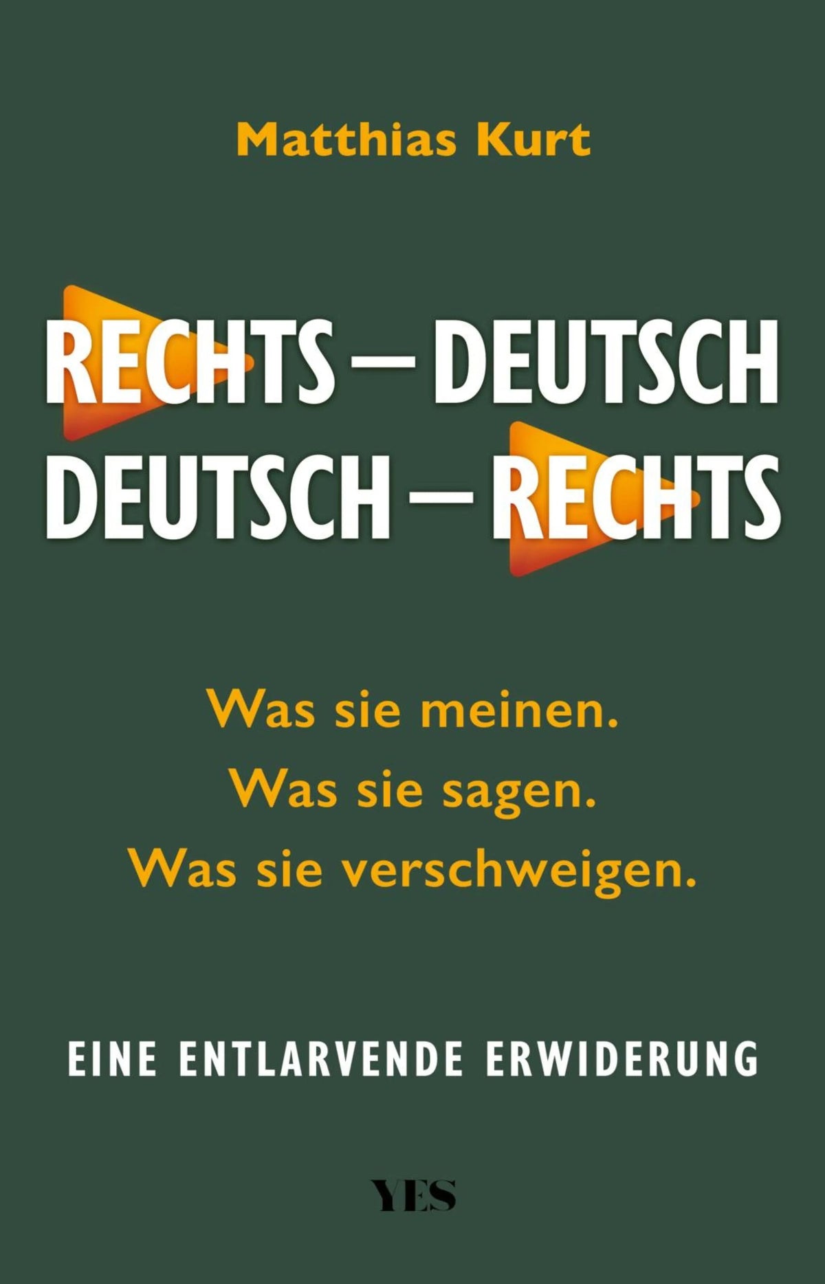 Cover: Rechts - Deutsch / Deutsch - Rechts (E-Book) von Matthias Kurt