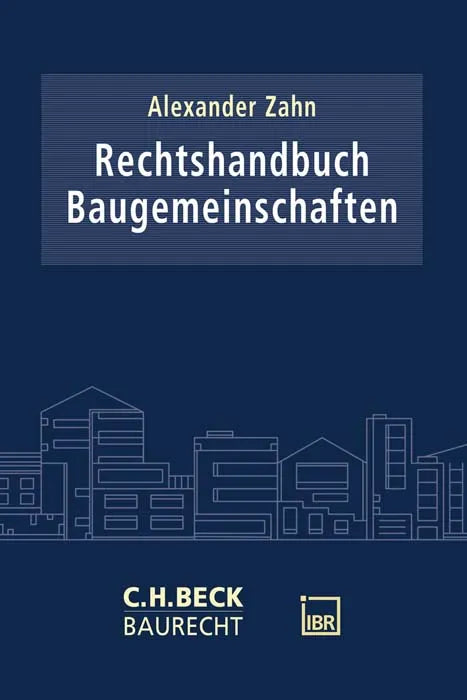 Buchcover von 'Rechtshandbuch Baugemeinschaften' - Taschenbuch von Alexander Zahn