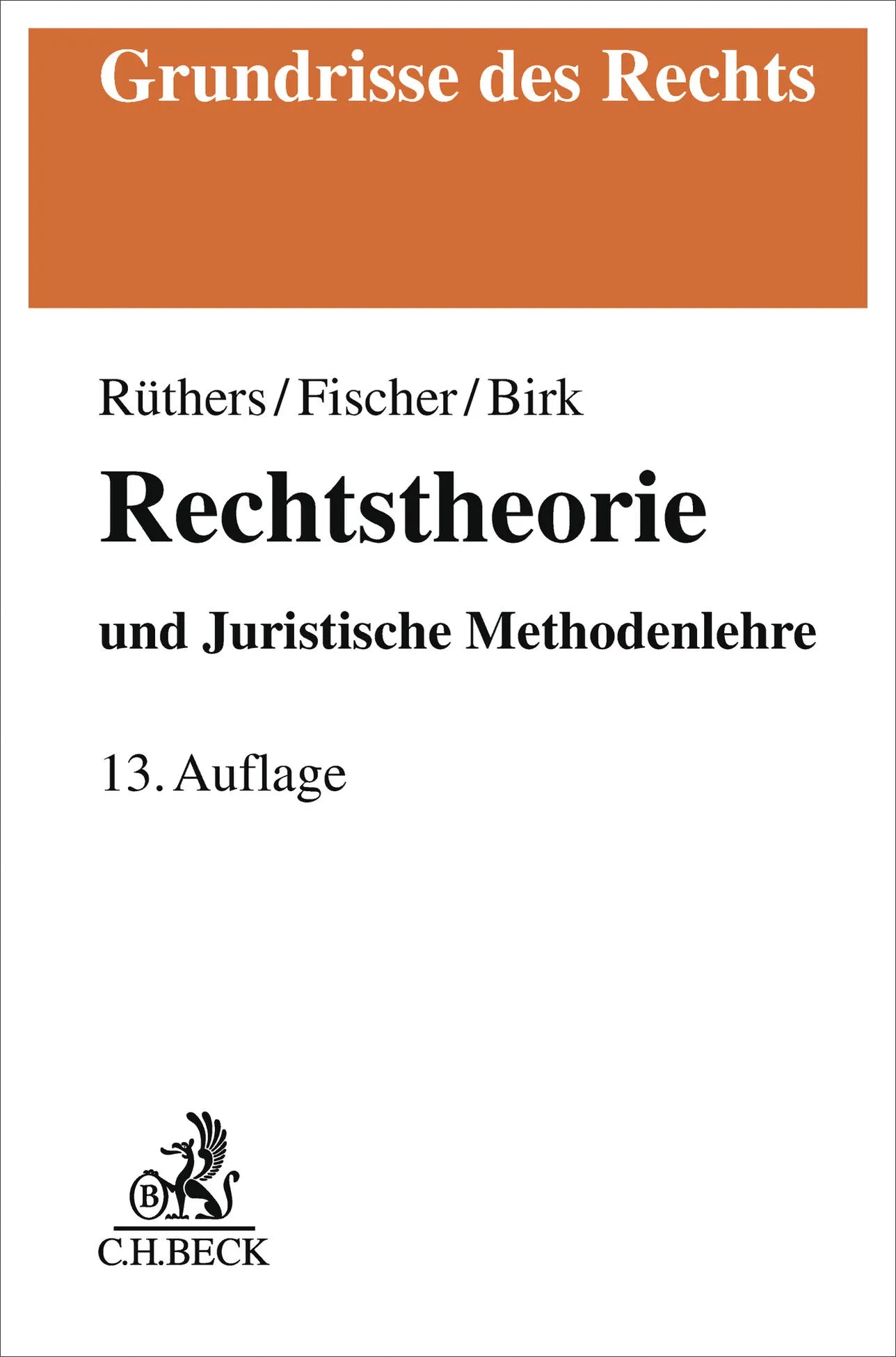 Buchcover von 'Rechtstheorie' - Taschenbuch von Bernd Rüthers