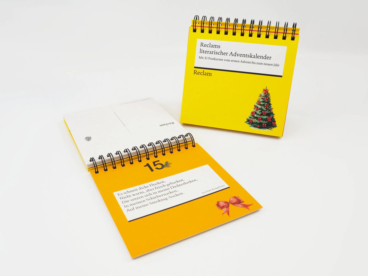 Reclams literarischer Adventskalender. Mit 31 Postkarten vom ersten Advent bis zum neuen Jahr – Ansicht