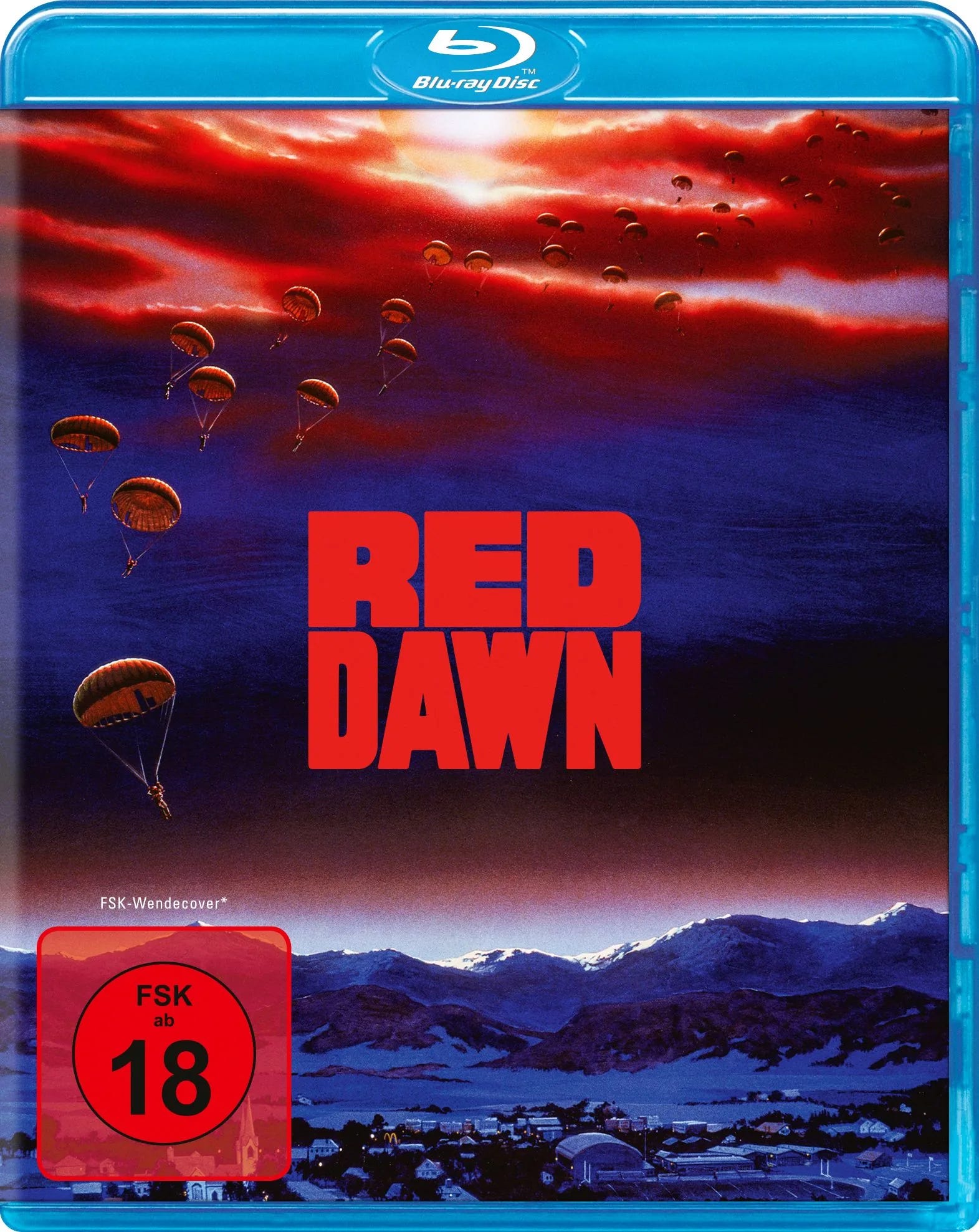 Blu-ray-Cover: Red Dawn (Die rote Flut). Regie: John Milius