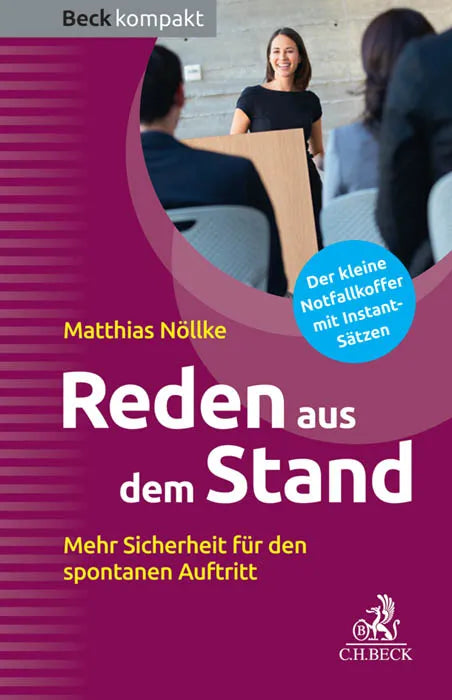 Buchcover von 'Reden aus dem Stand' - Taschenbuch von Matthias Nöllke