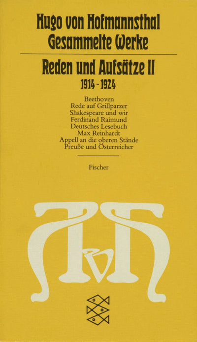 Reden und Aufsätze II