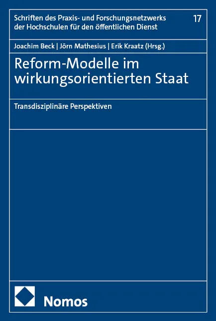 Cover: Reform-Modelle im wirkungsorientierten Staat (E-Book)
