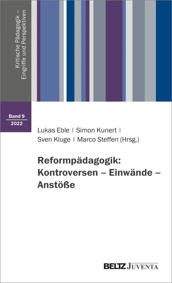 Cover: Reformpädagogik: Kontroversen - Einwände - Anstöße (E-Book) von Lukas Eble