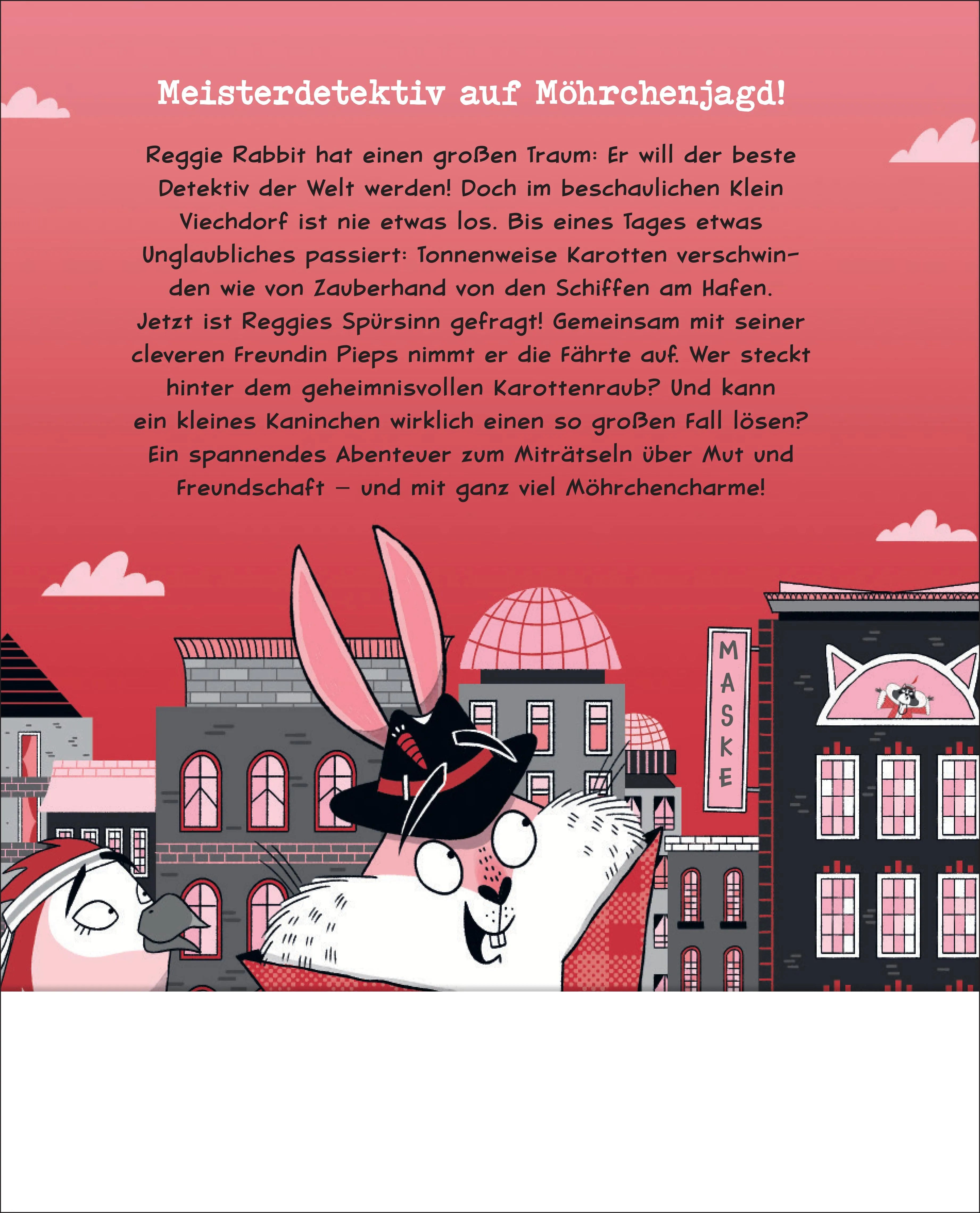 Rückseite: Reggie Rabbit und der große Karottenraub (Hardcover)
