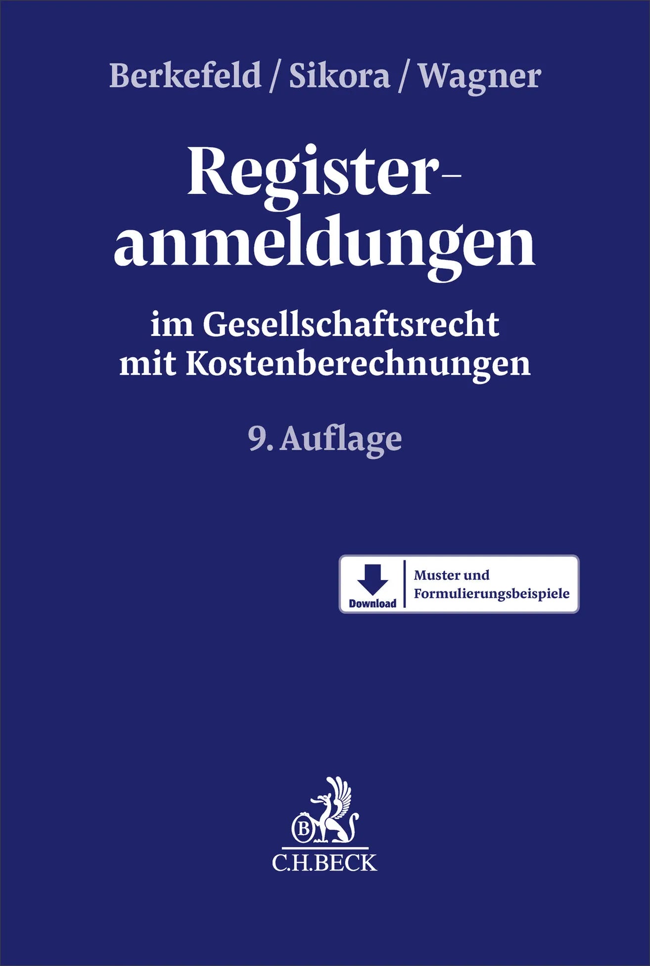Cover: Registeranmeldungen (Hardcover) von Sebastian Berkefeld