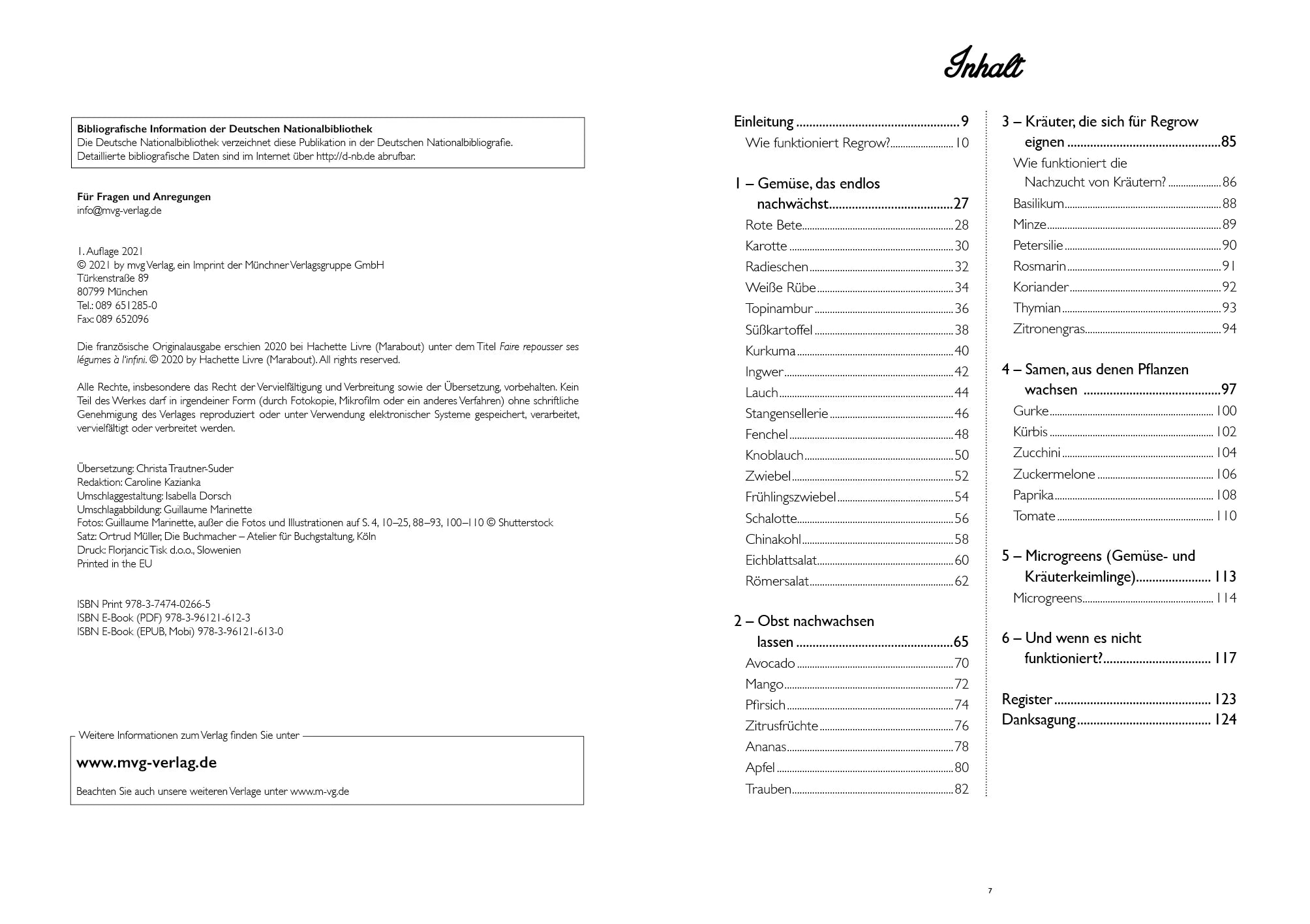 Innenansicht von 'Regrow für Einsteiger' - Gebundene Ausgabe