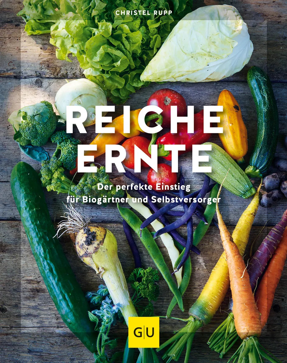 Buchcover von 'Reiche Ernte' - Gebundene Ausgabe von Christel Rupp
