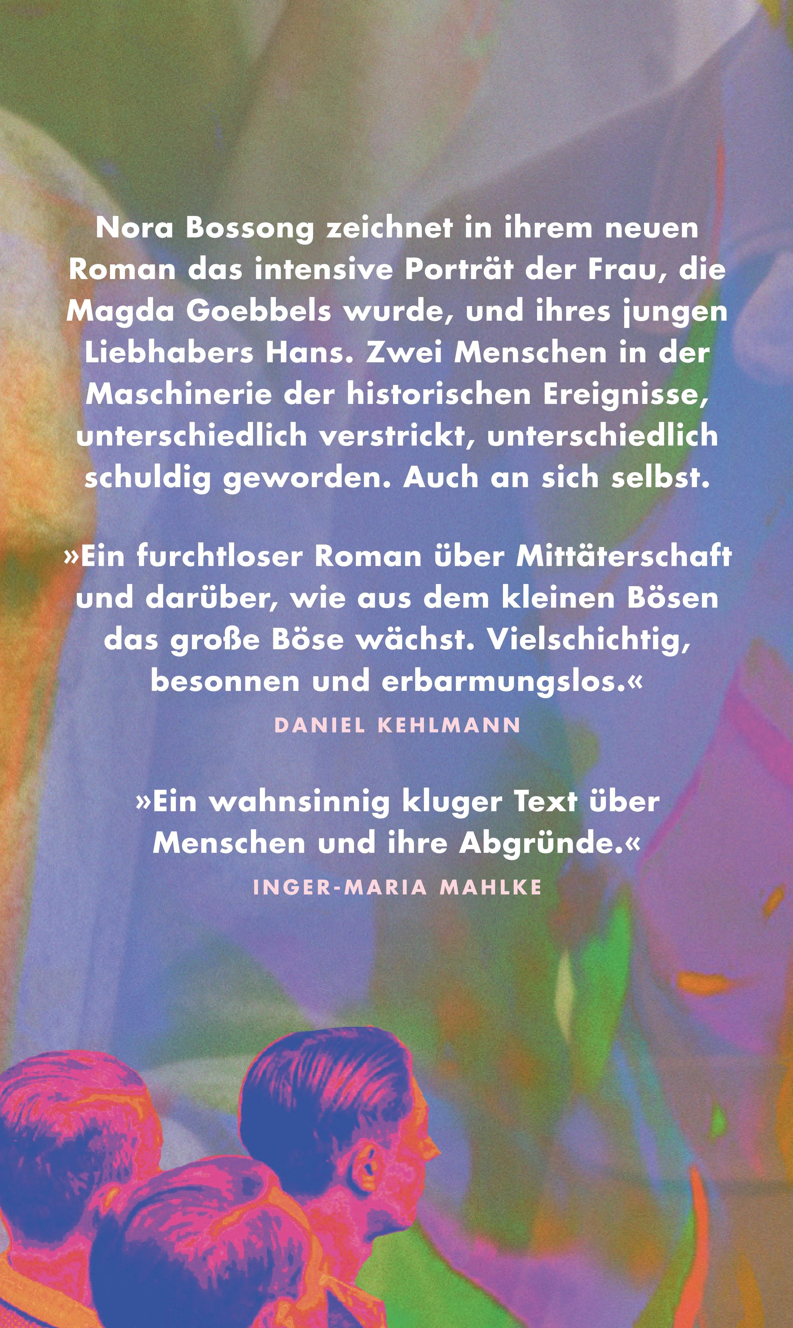 Buchrückseite von 'Reichskanzlerplatz' mit Klappentext - Gebundene Ausgabe