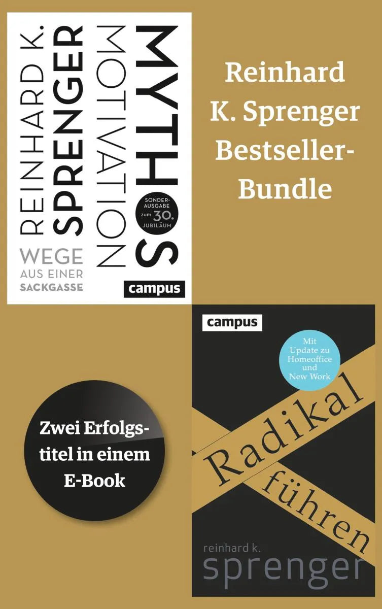 Cover: Reinhard K. Sprenger Bestseller-Bundle (E-Book)