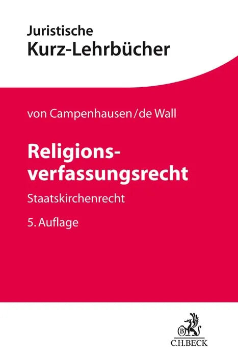 Buchcover von 'Religionsverfassungsrecht' - Taschenbuch von Axel Campenhausen