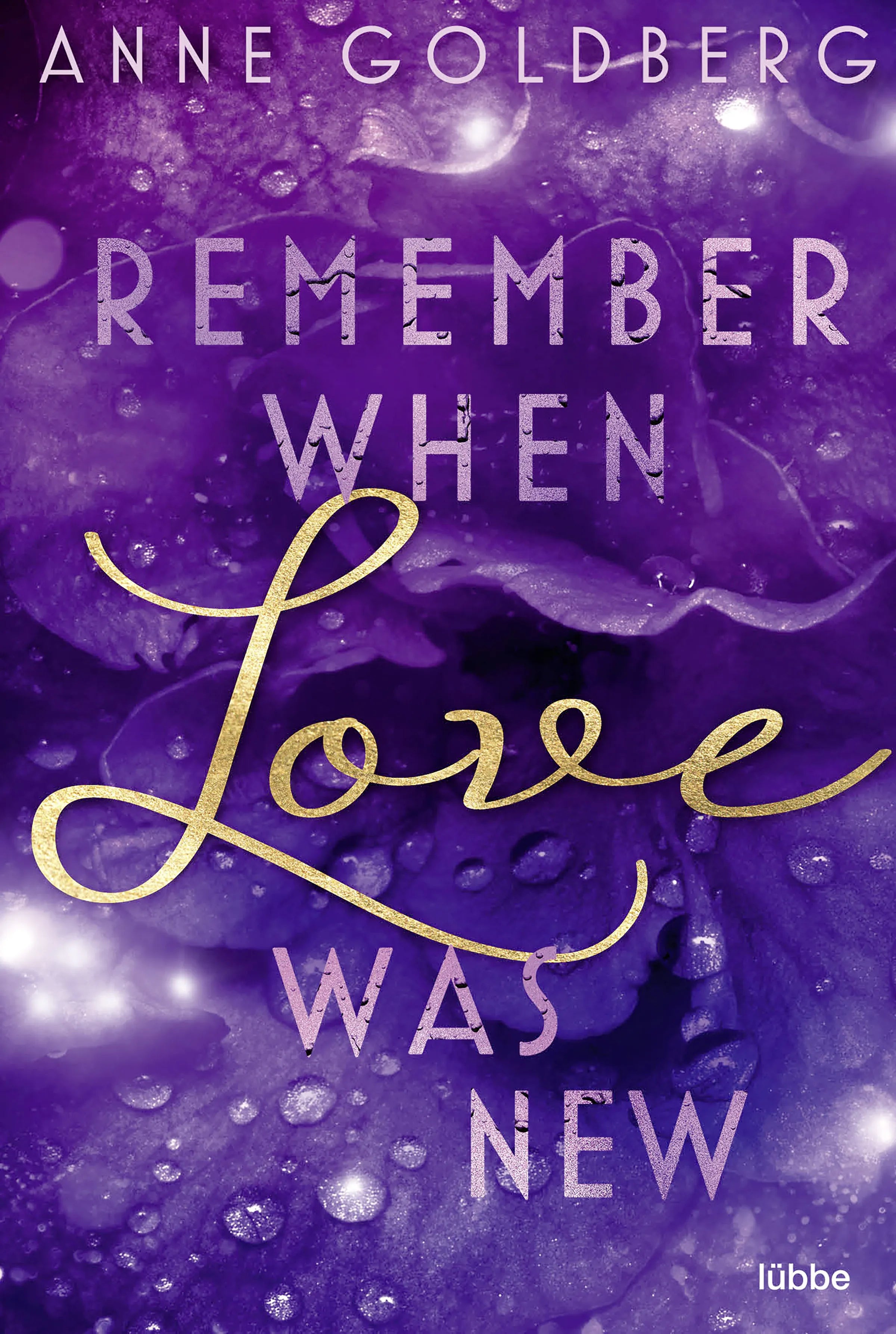 Buchcover von 'Remember when Love was new' - Paperback von Anne Goldberg