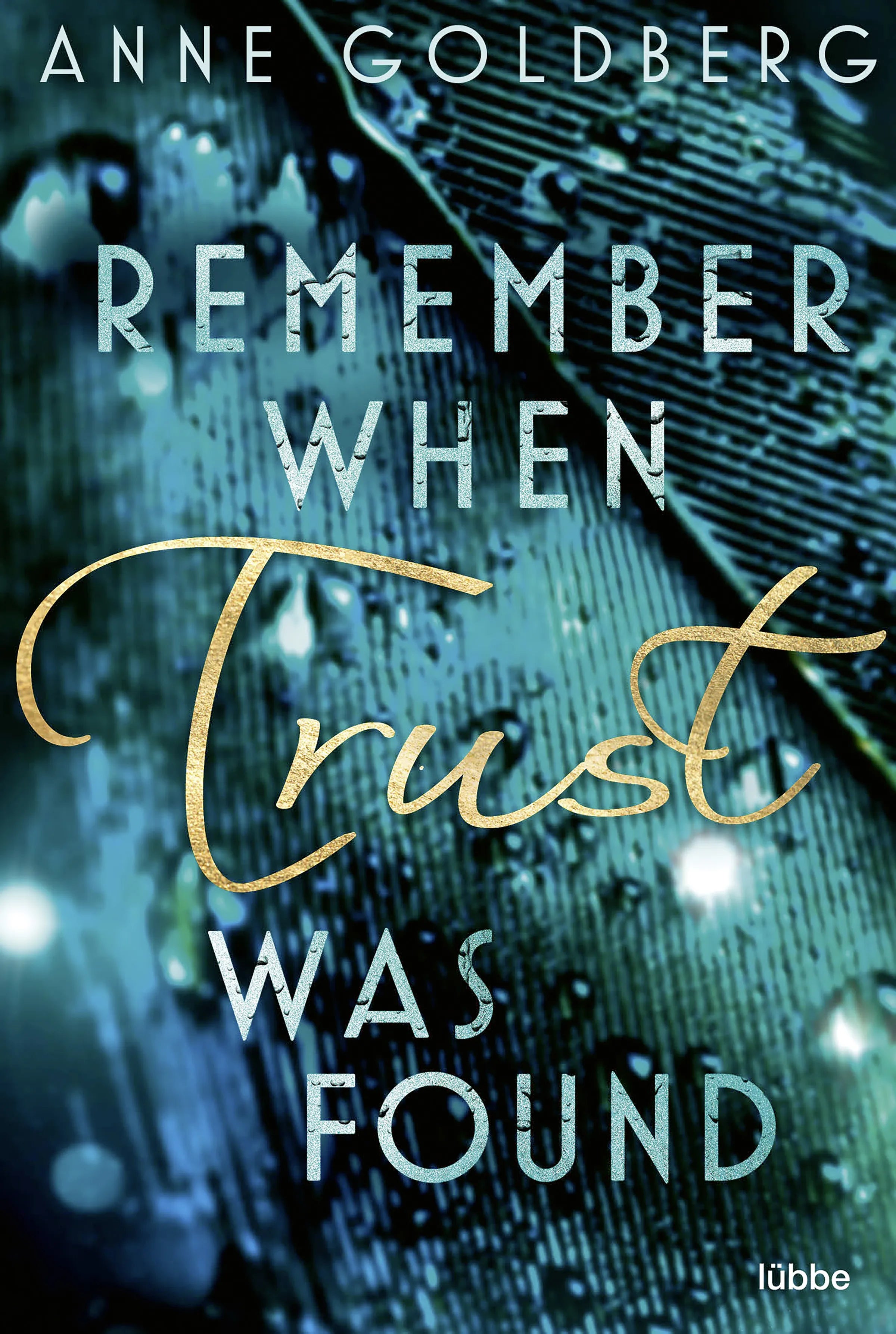 Buchcover von 'Remember when Trust was found' - Paperback von Anne Goldberg