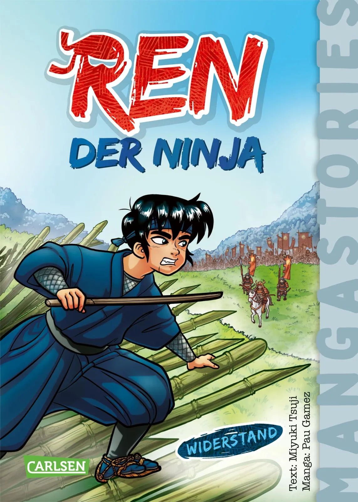 Buchcover von 'REN, der Ninja Band 2 – Widerstand' - Gebundene Ausgabe von Miyuki Tsuji