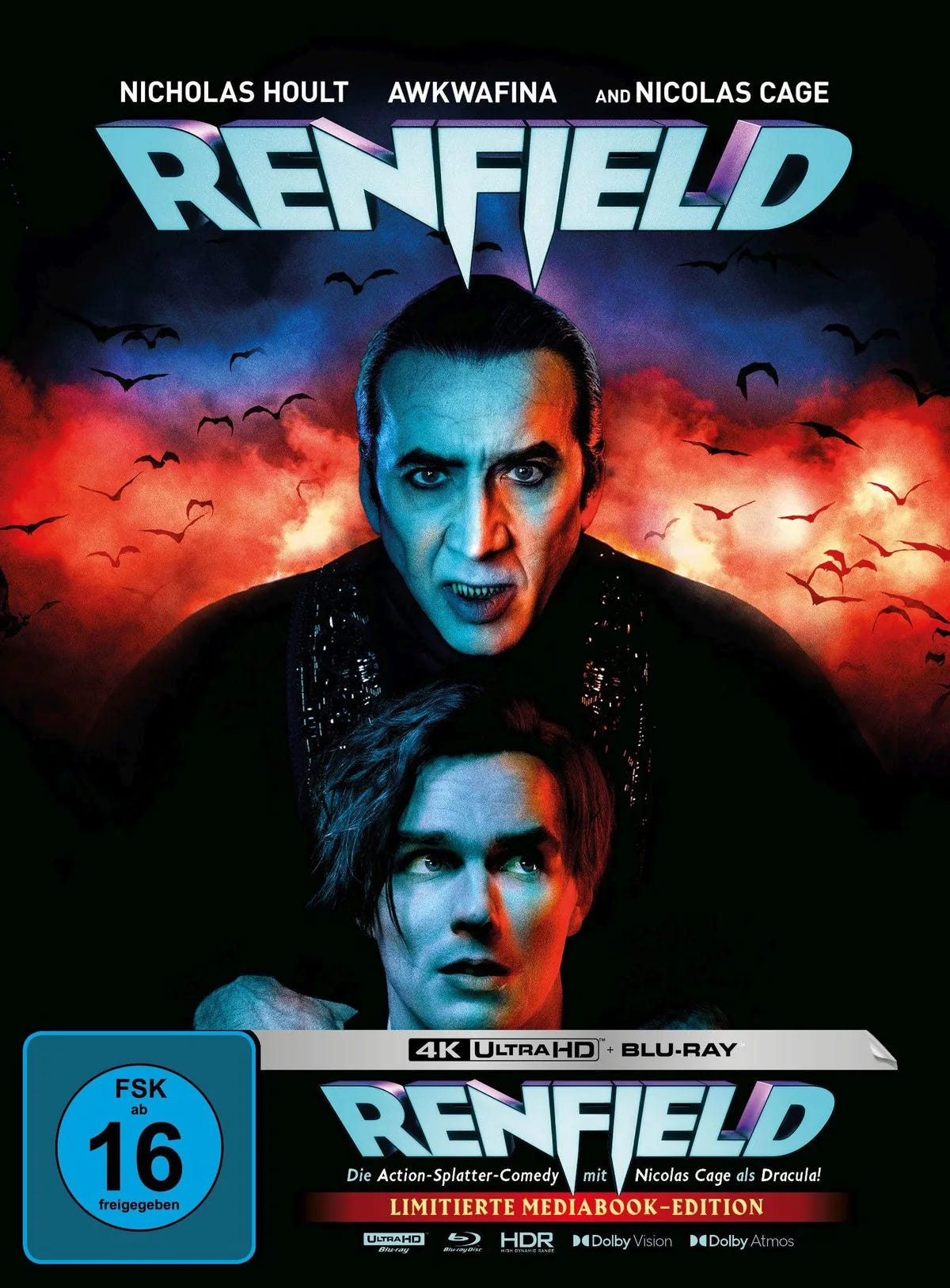 4K UHD Blu-ray-Cover: Renfield. Regie: Chris McKay