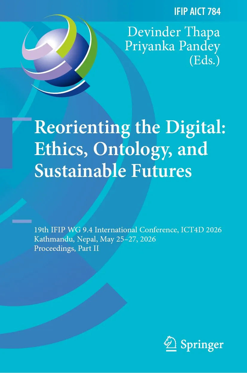 Cover: Reorienting the Digital: Ethics, Ontology, and Sustainable Futures (E-Book) von Devinder Thapa