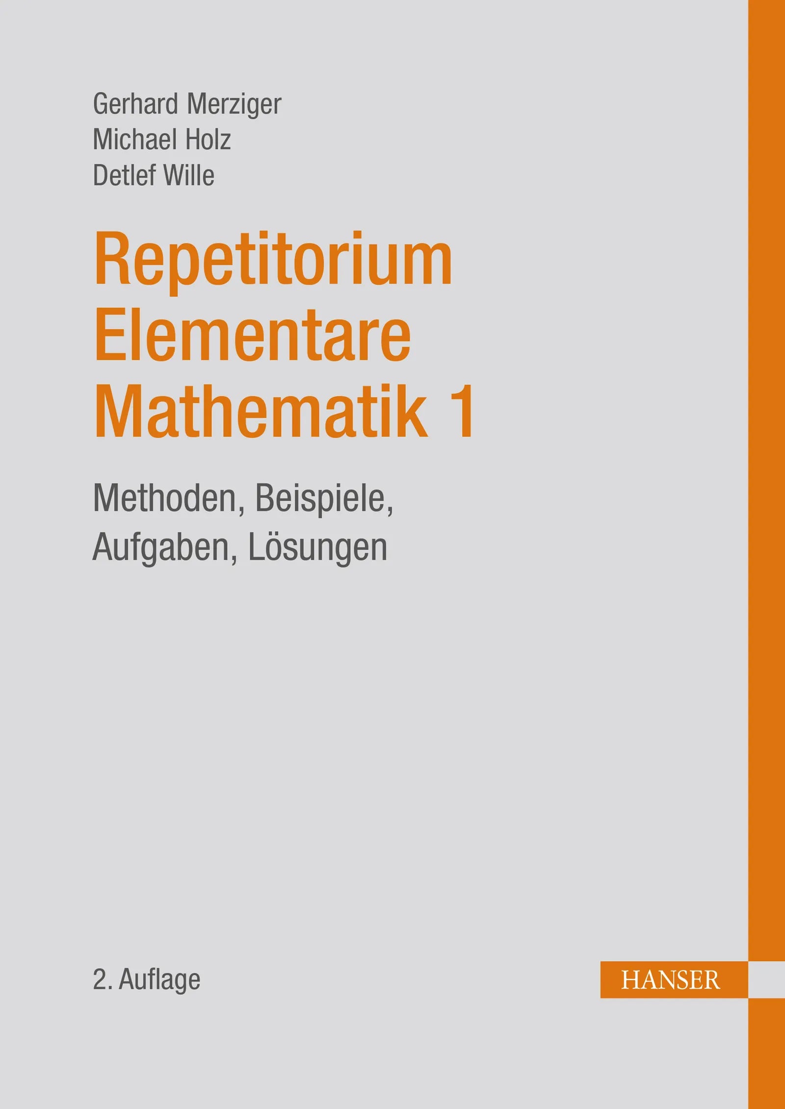 Cover: Repetitorium Elementare Mathematik 1 (E-Book) von Gerhard Merziger