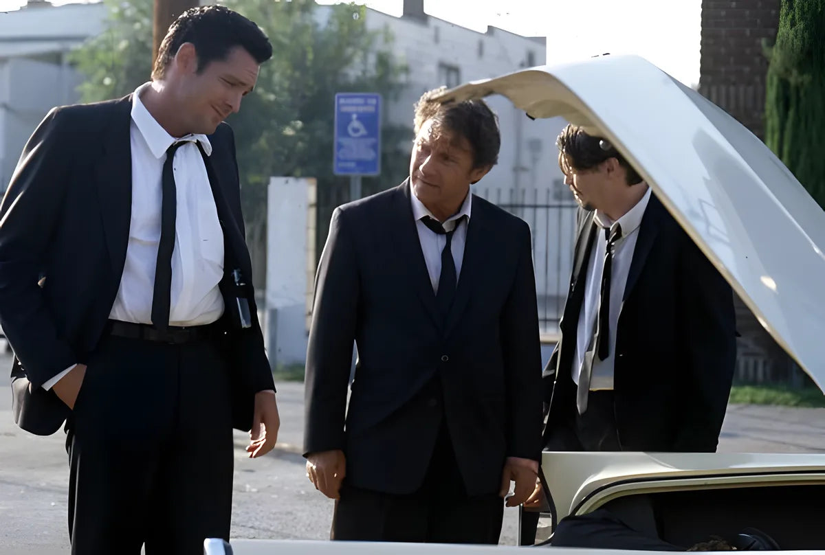 Filmszene 1 aus Reservoir Dogs – 4K UHD Blu-ray. Regie: Quentin Tarantino