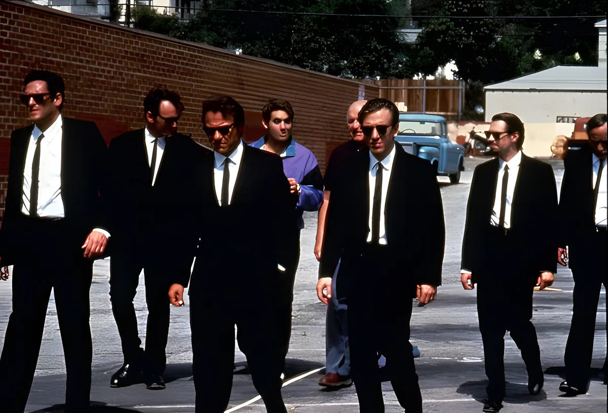 Filmszene 2 aus Reservoir Dogs – 4K UHD Blu-ray. Regie: Quentin Tarantino