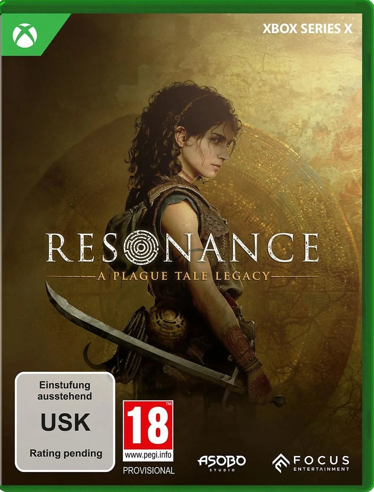 Cover: Resonance - A Plague Tale Legacy für Xbox Series X. Publisher: PLAION GmbH