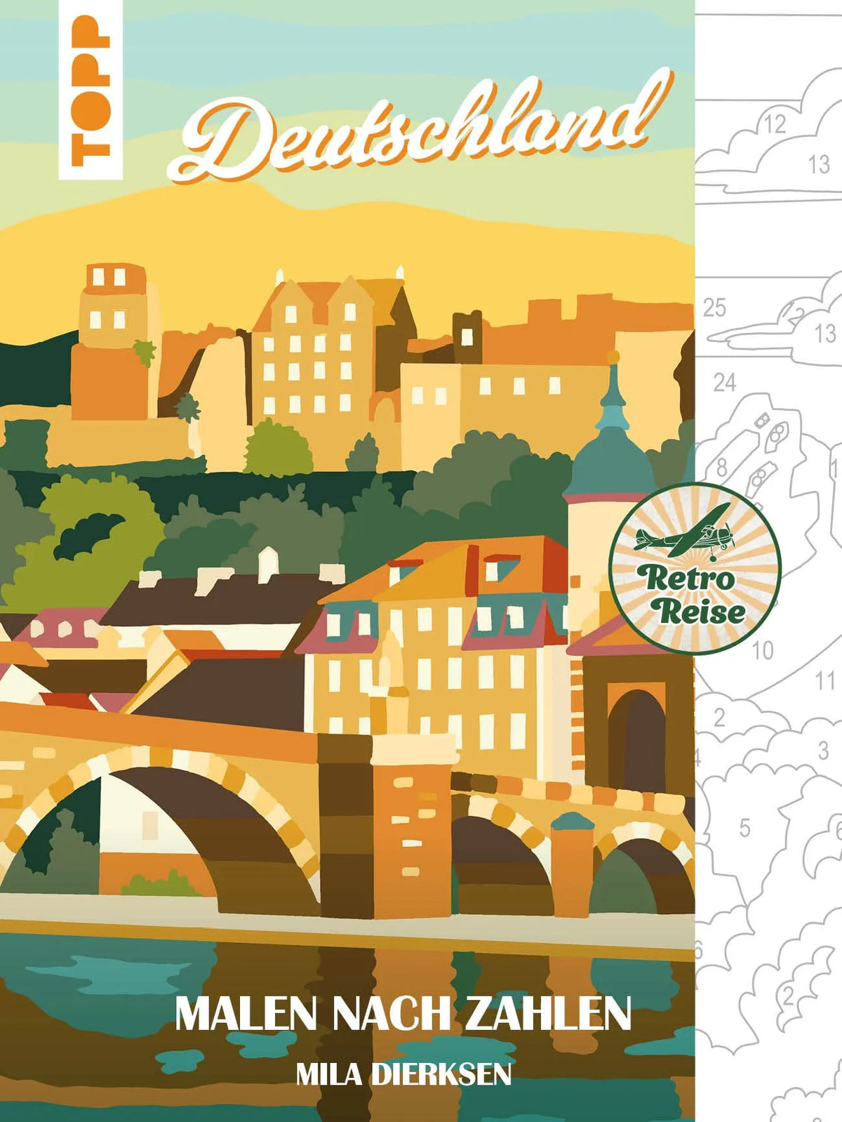 Cover: Retro-Reise Deutschland (Taschenbuch) von Mila Dierksen