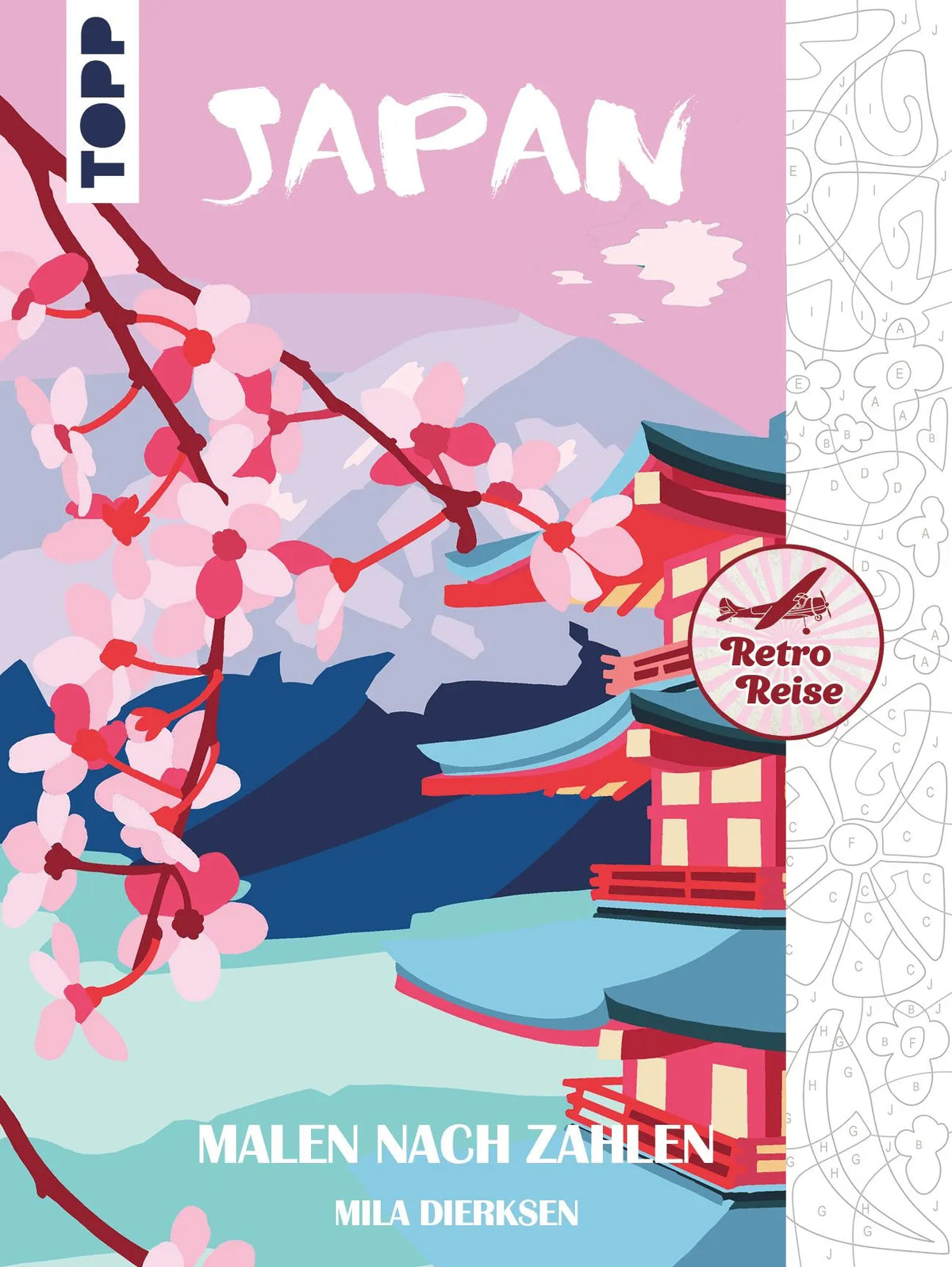 Cover: Retro-Reise Japan (Taschenbuch) von Mila Dierksen