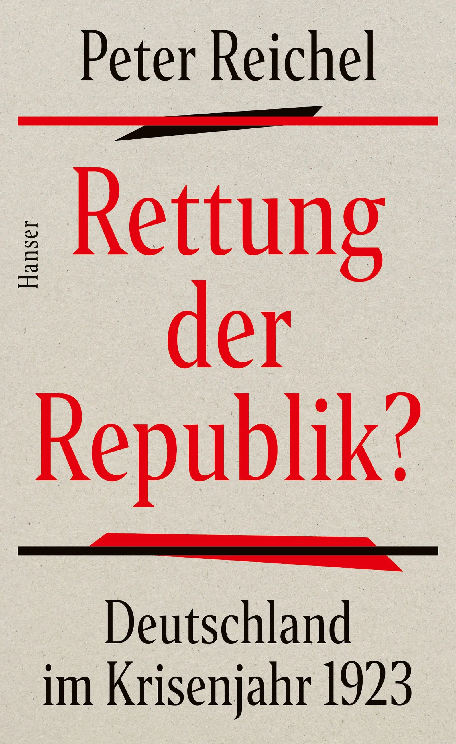 Buchcover von 'Rettung der Republik?' - Gebundene Ausgabe von Peter Reichel