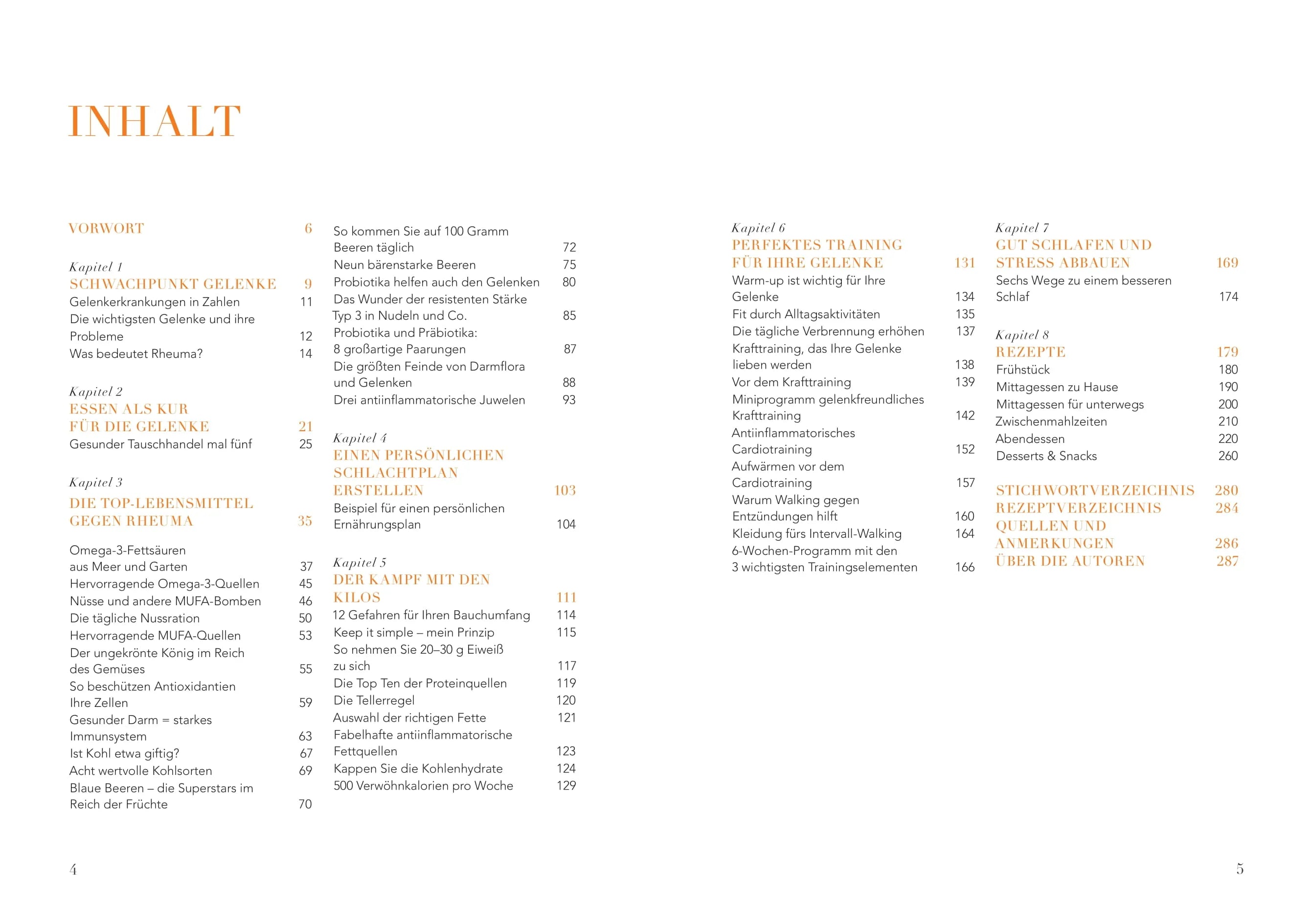 Innenansicht von 'Richtig essen bei Arthrose, Rheuma und Gicht' - Taschenbuch