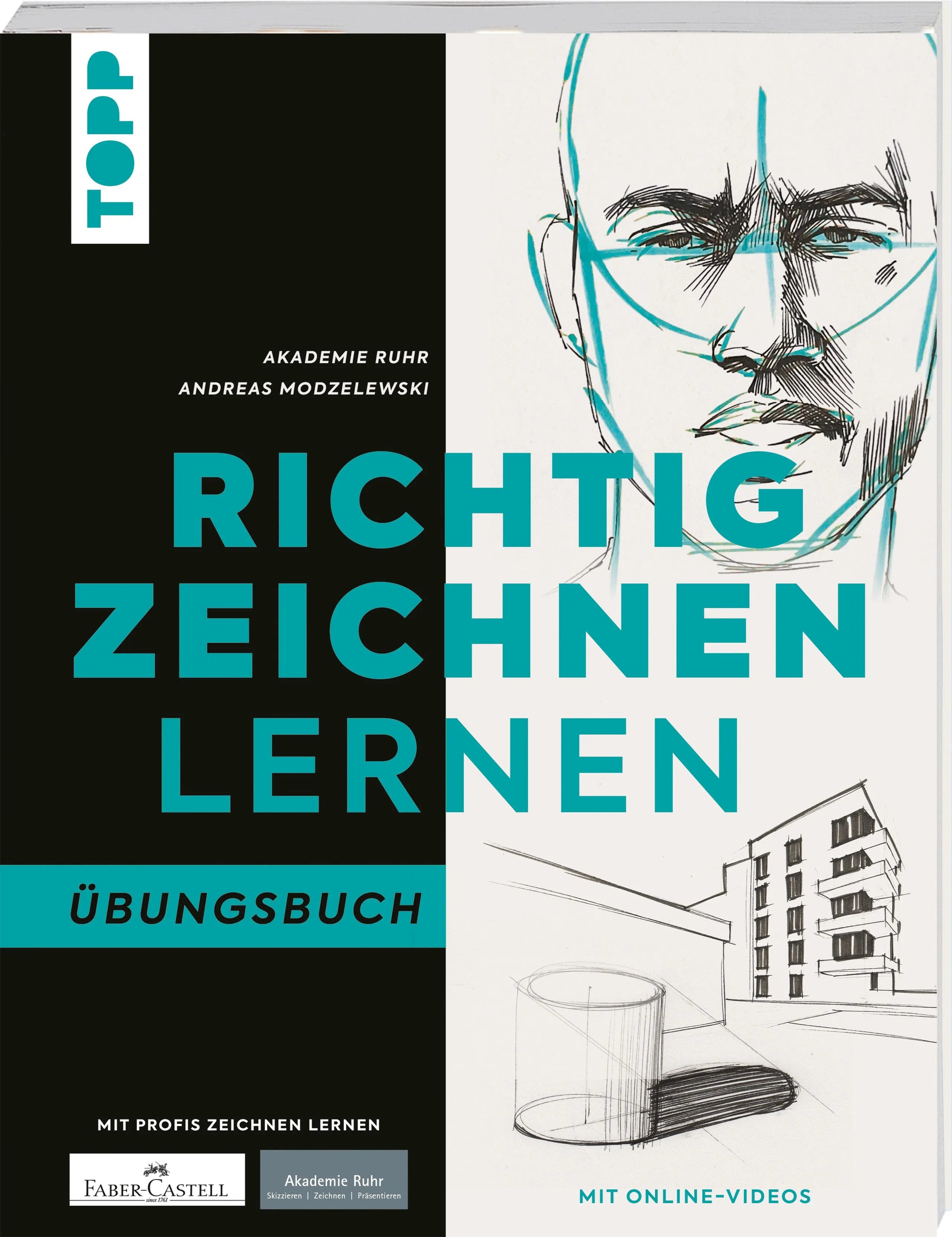 Cover: Richtig zeichnen lernen. Übungsbuch (Taschenbuch)