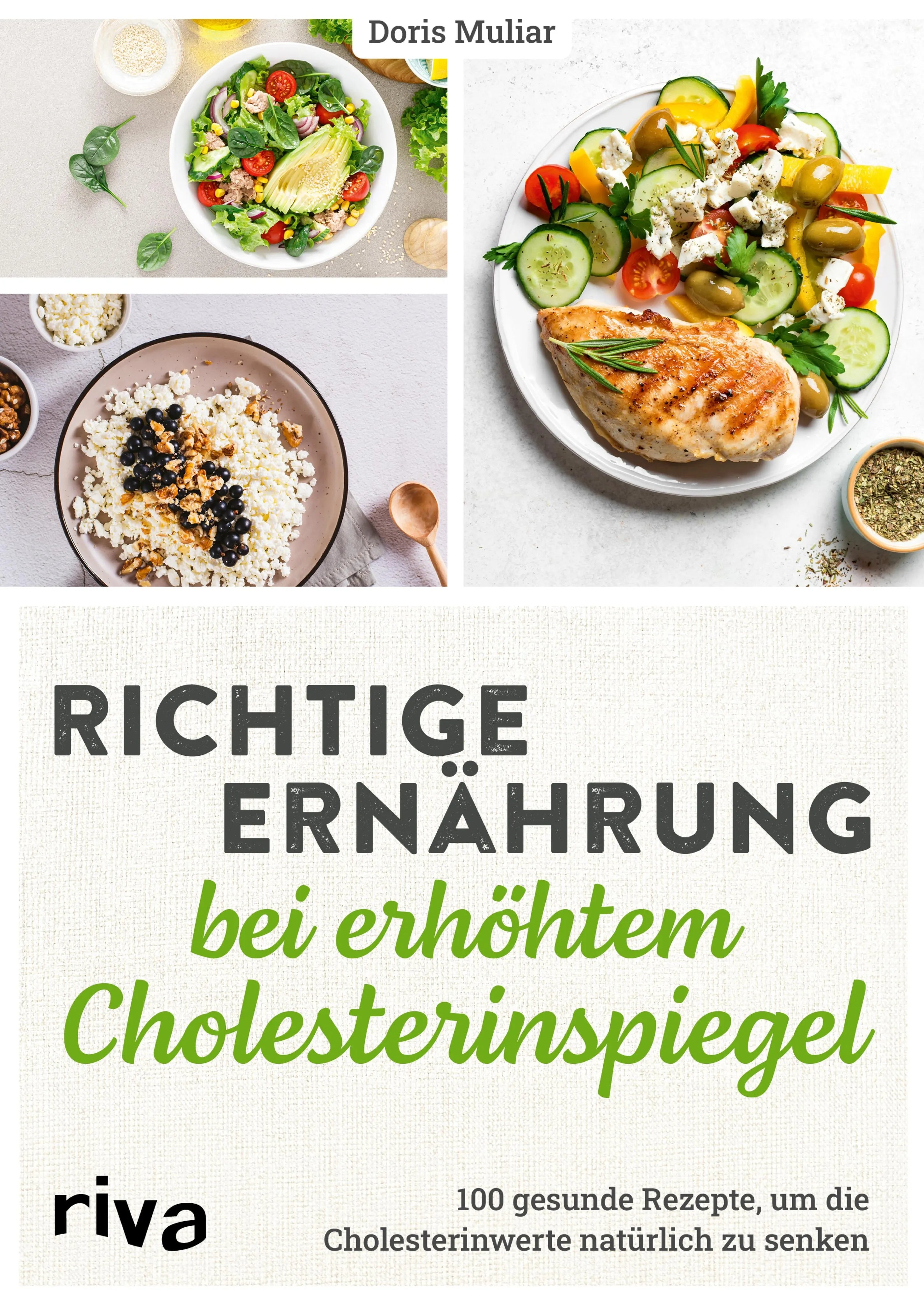 Cover: Richtige Ernährung bei erhöhtem Cholesterinspiegel (E-Book) von Doris Muliar