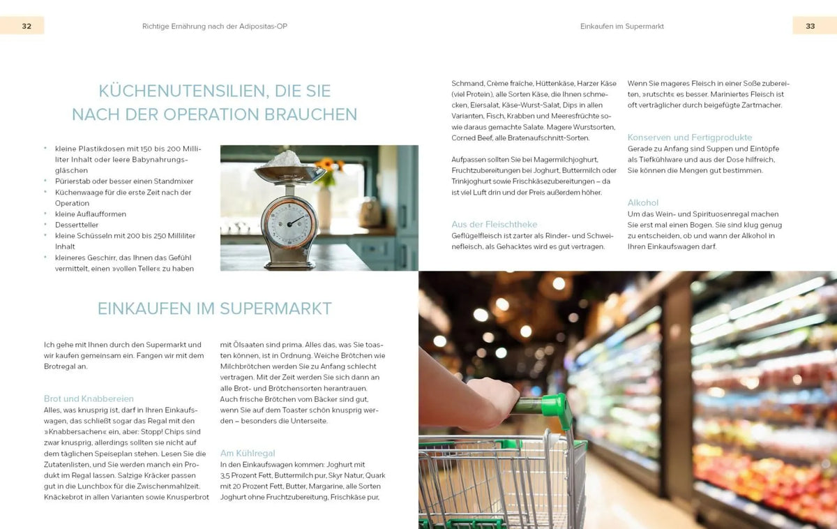 Detailansicht: Richtige Ernährung nach der Adipositas-OP (Taschenbuch)