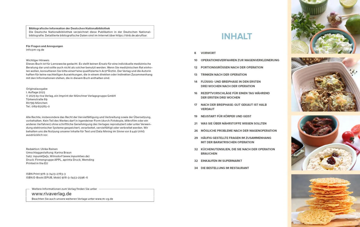 Detailansicht: Richtige Ernährung nach der Adipositas-OP (Taschenbuch)