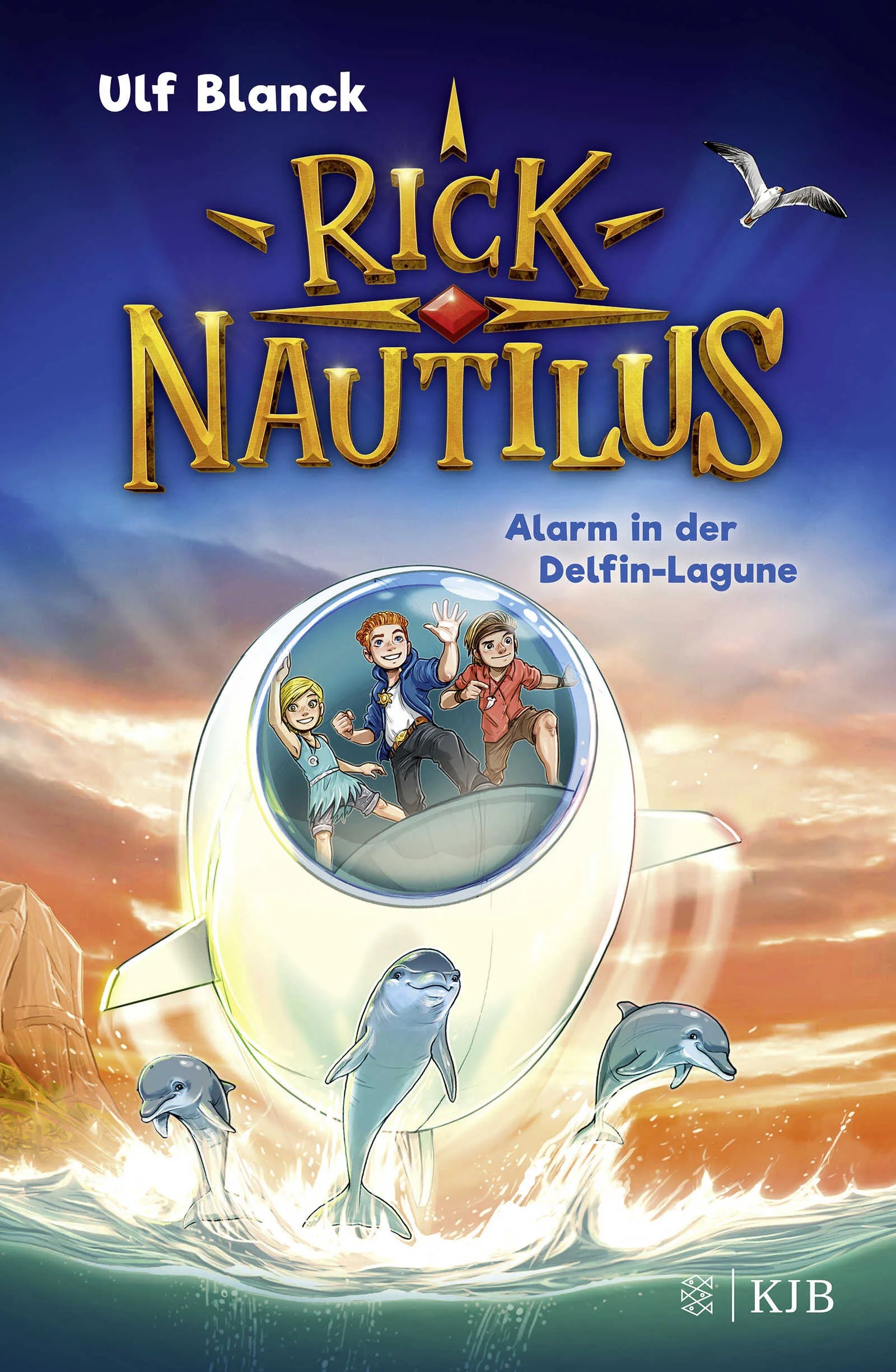 Buchcover von 'Rick Nautilus – Alarm in der Delfin-Lagune' - Gebundene Ausgabe von Ulf Blanck
