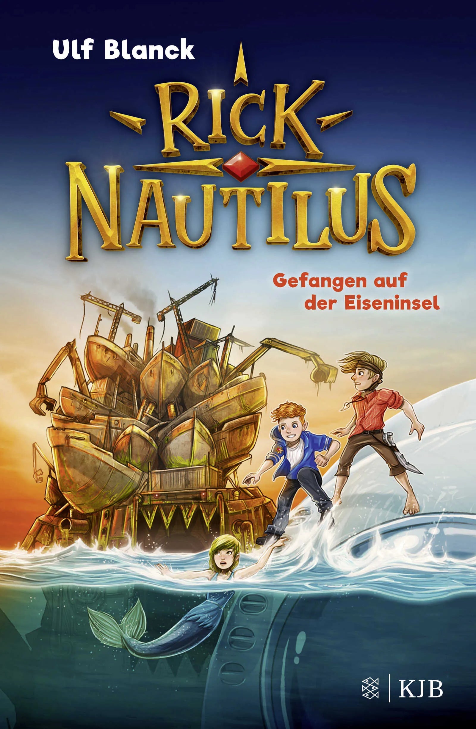Buchcover von 'Rick Nautilus - Gefangen auf der Eiseninsel' - Gebundene Ausgabe von Ulf Blanck