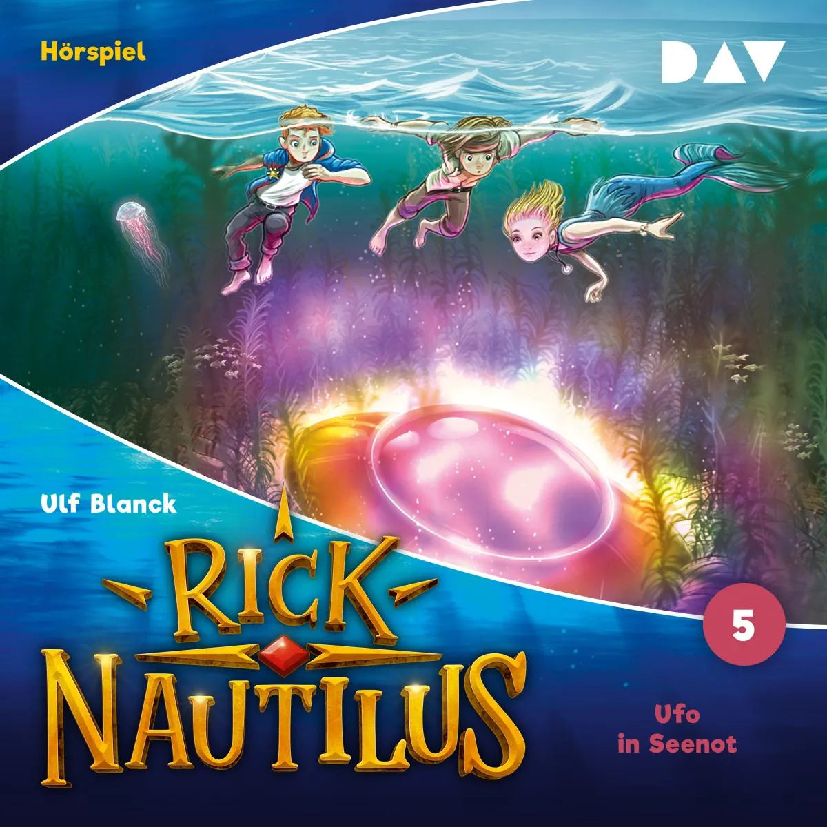 Cover: Rick Nautilus - Folge 5: Ufo in Seenot (Hörbuch Download) von Ulf Blanck