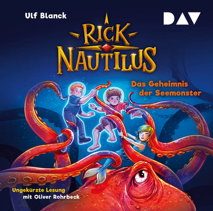 Buchcover von 'Rick Nautilus – Teil 10: Das Geheimnis der Seemonster' - Hörbuch (CD) von Ulf Blanck